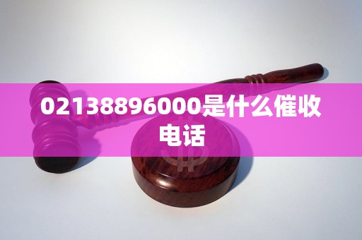 02138896000是什么催收电话