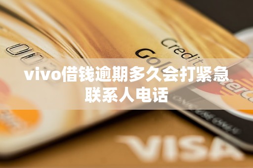 vivo借钱逾期多久会打紧急联系人电话