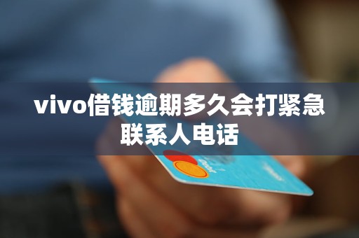 vivo借钱逾期多久会打紧急联系人电话