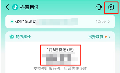 怎么修改抖音月付还款日