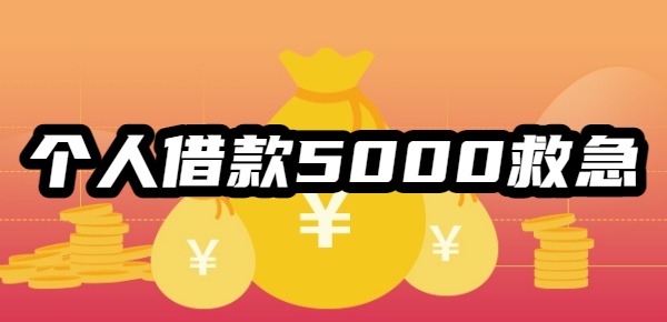 个人借款5000救急