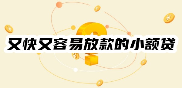 2025年又快又容易放款的小额贷有哪些 2025年又快又容易放款的小额贷有哪些
