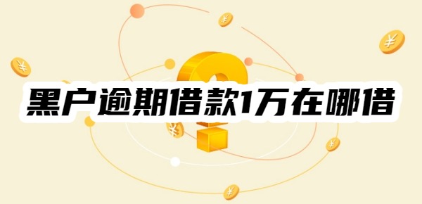黑户逾期借款1万在哪借