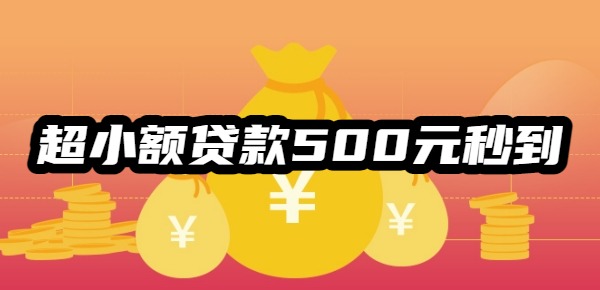 超小额贷款500元秒到app